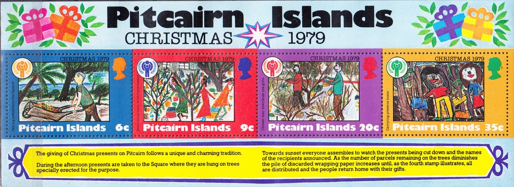 W PITCAIRN 0191a CHRISTMAS PAINTINGS