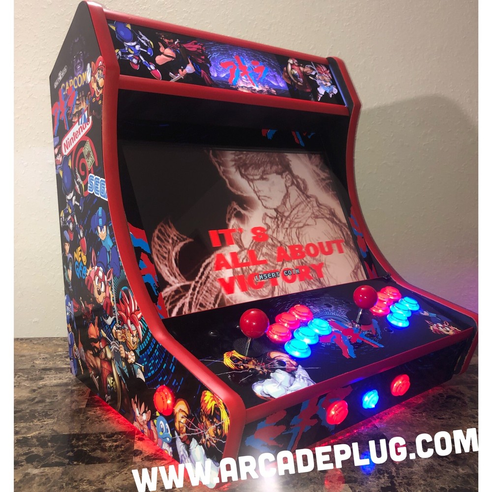 THE ULTIMATE CUSTOM  Multicade Tabletop Bartop Arcade Cabinet Raspberry pi build