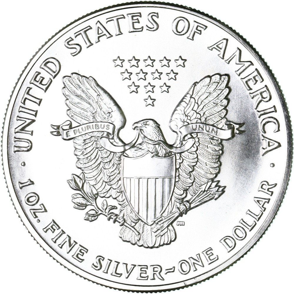 1990 American Silver Eagle 1 Oz Gem Brilliant Uncirculated Coin