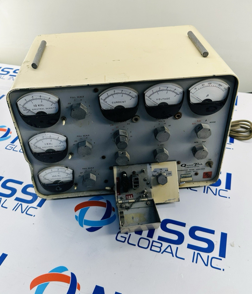 Quan-Tech Transistor Noise Analyzer 310M – Parts Only (Powers On)