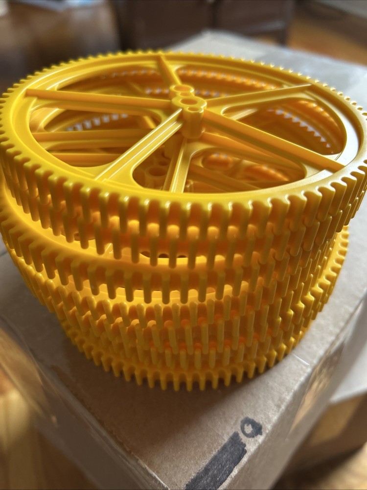 K”nex Large Gear - Yellow 5” Replacement Part