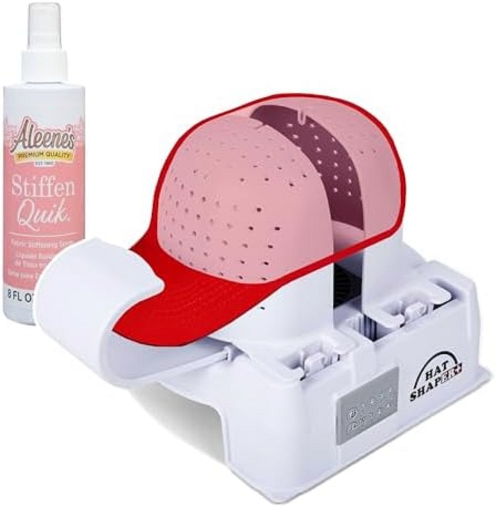 Hat Shaper Machine with Stiffening Spray – Adjustable Hat Care & Reshaping Devic