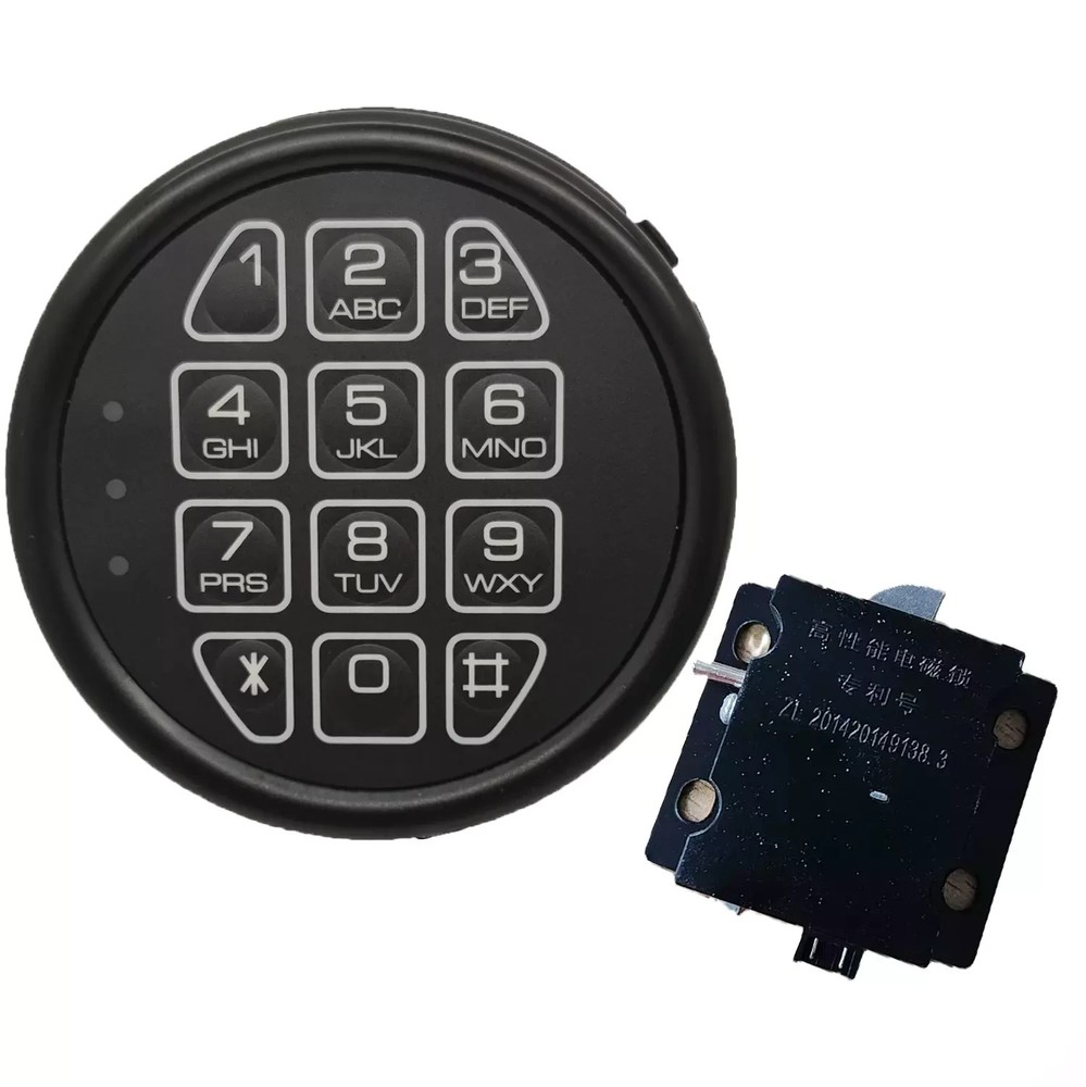 Gun Safe Replacement Lock Black Keypad Electronic Small Swingbolt Lock