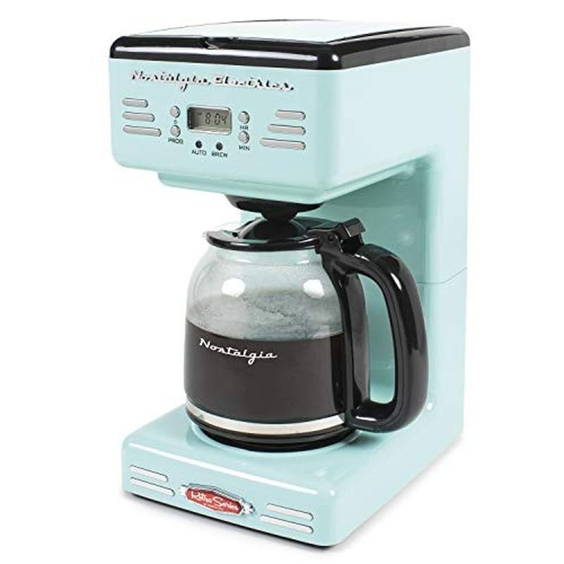 12-Cup Programmable Coffee Maker LED Display Auto Shut-Off Keep Warm Plastic New
