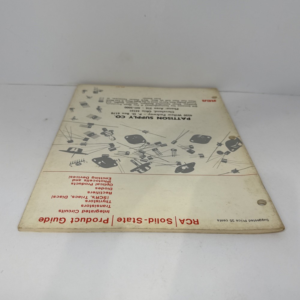 Vintage RCA Solid-State Product Guide Catalog - Pattison Supply Co.