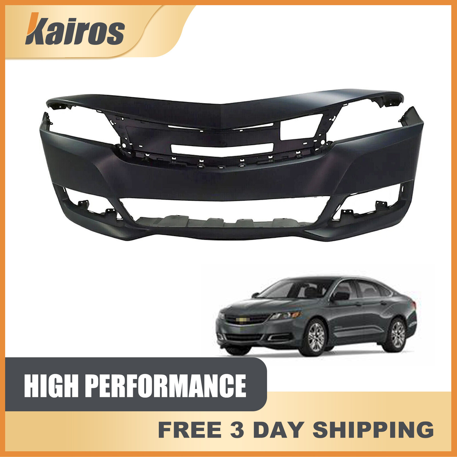For 2014-2020 Chevrolet Impala 20946779 New Front Bumper Cover Fascia