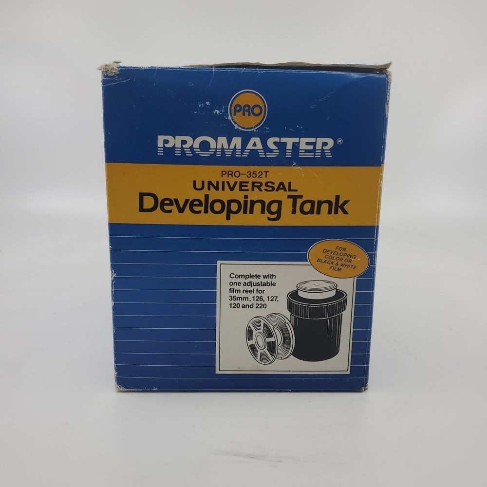 Vintage Promaster Universal Developing System Tank 1 Adjustable Reels Dark Room