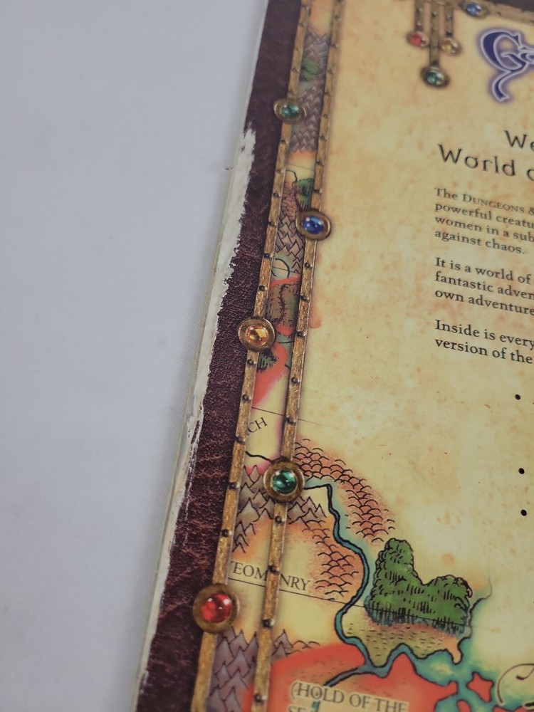 D&D 3.0 WOTC Gazetteer Accessory Missing Map