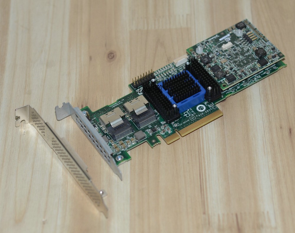 adaptec controller raid 6805t 8 ports PCIE 2 x8 512 Cache ddr2 NEW