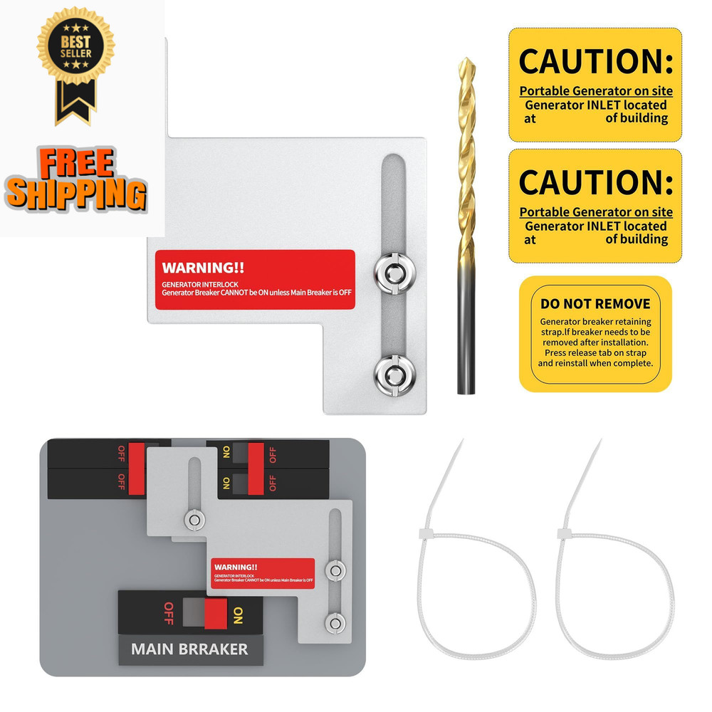 Generator Interlock Kit Compatible with Eaton Cutler Hammer Challenger...