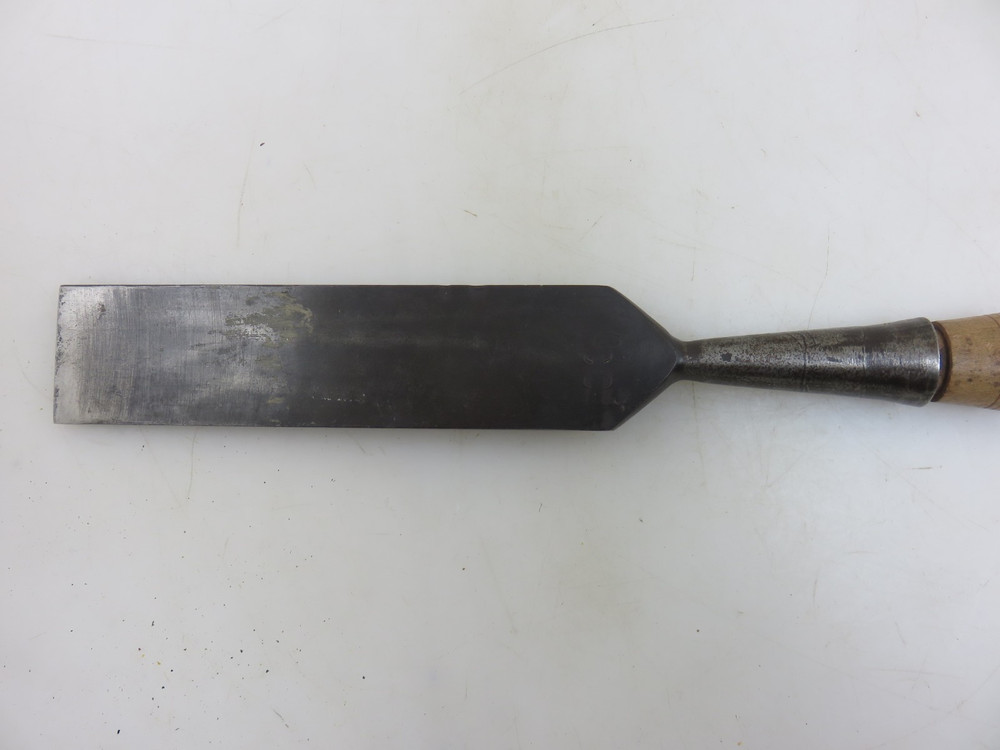 Bridge Tool Co. Wood Handle Socket Chisel 1-1/2" Vintage