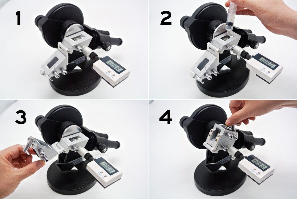 Abbe Refractometer Binocular Abbe Refractometer Refractive index 1.3000-1.7000