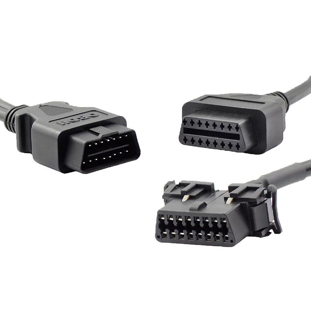 Underdash Mount OBD II Splitter Extension Y Cable J1962 for GPS Tracking Devices