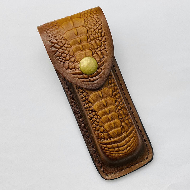 Leather Small Folding Knife Sheath Multitool Sheath Case Pouch Holder Belt Loop