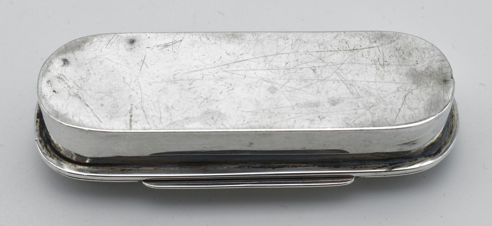 Antique Solid Silver Arts and Crafts Snuff Box Edwardian 1902