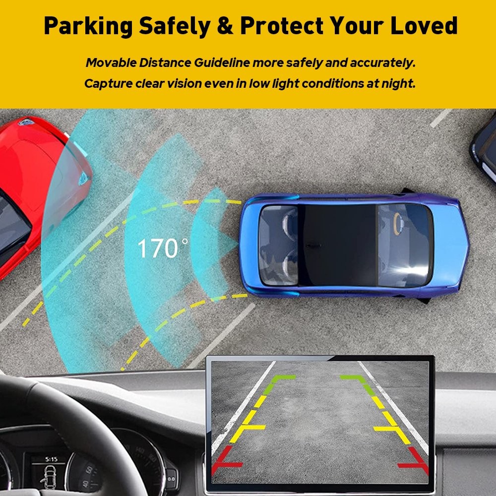 Fit Rear 2011-2015 Ford Explorer View Backup Parking Reverse Camera Waterproof