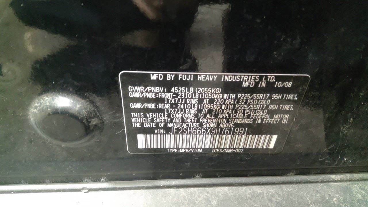 (LOCAL PICKUP ONLY) Roof Glass Fits 09-13 FORESTER 7016736