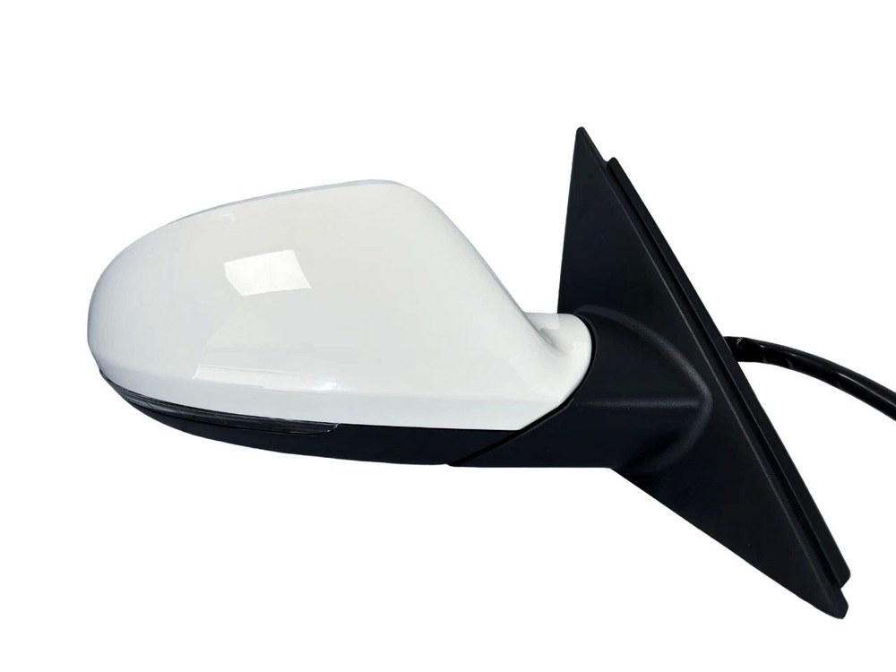 #108 WHITE RIGHT PASSENGER MIRROR BLIND SPOT FOR AUDI A6 S6 2012-2018