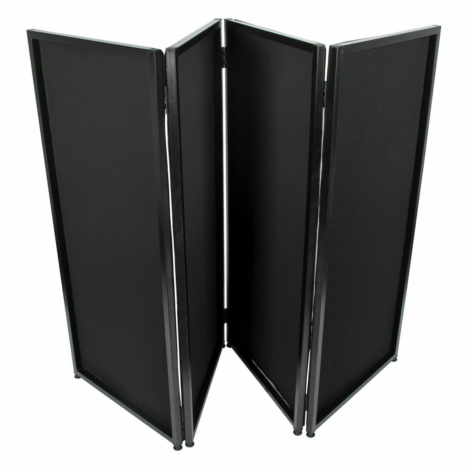 DJ Foldable Facade Portable Event Metal Frame Booth Panels Black+White Carry Bag