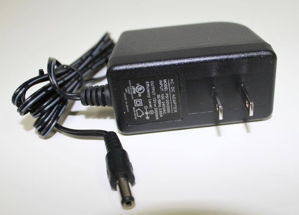 12 Volt DC 2000mA Power Supply Adapter for Camera 2A T4