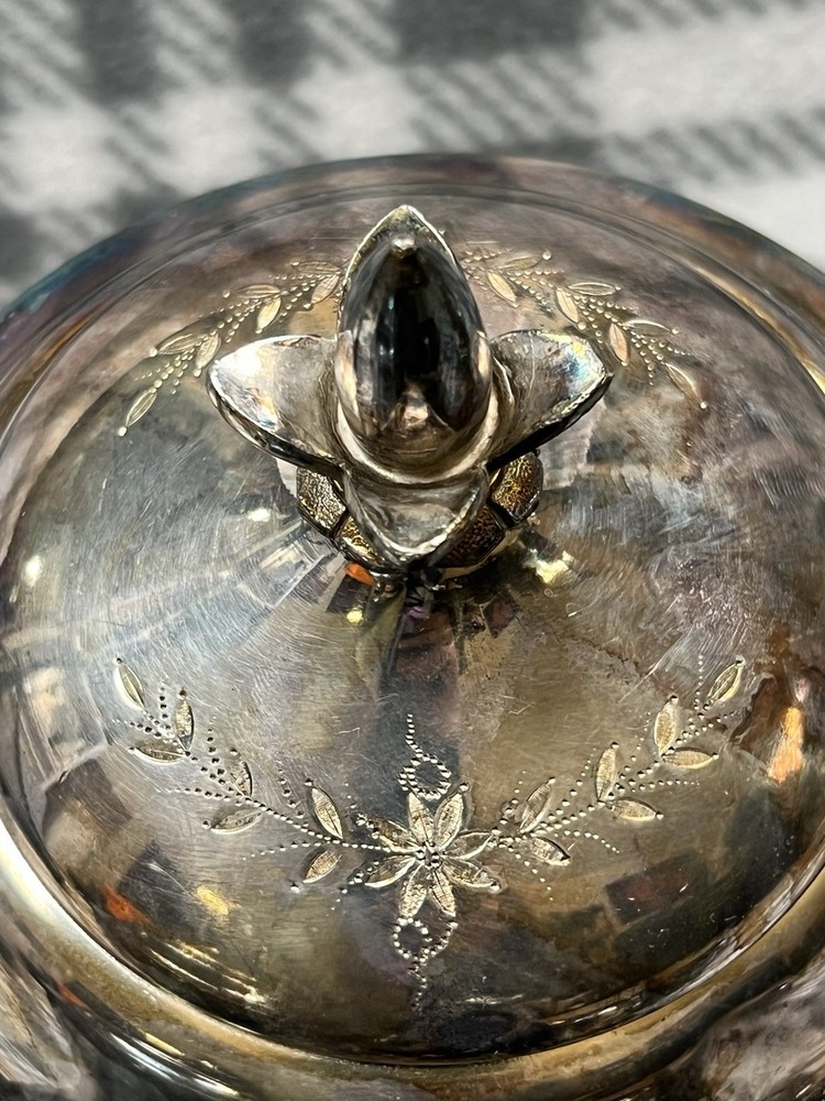 Meriden Britannia Silverplate Tea & Coffee Pattern 1881 9pc Set Victorian