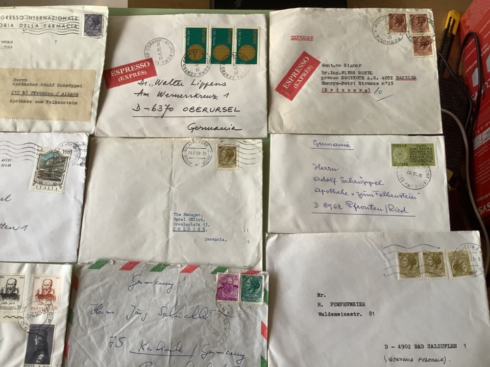 Italy collection postal covers 16 items Ref A2033