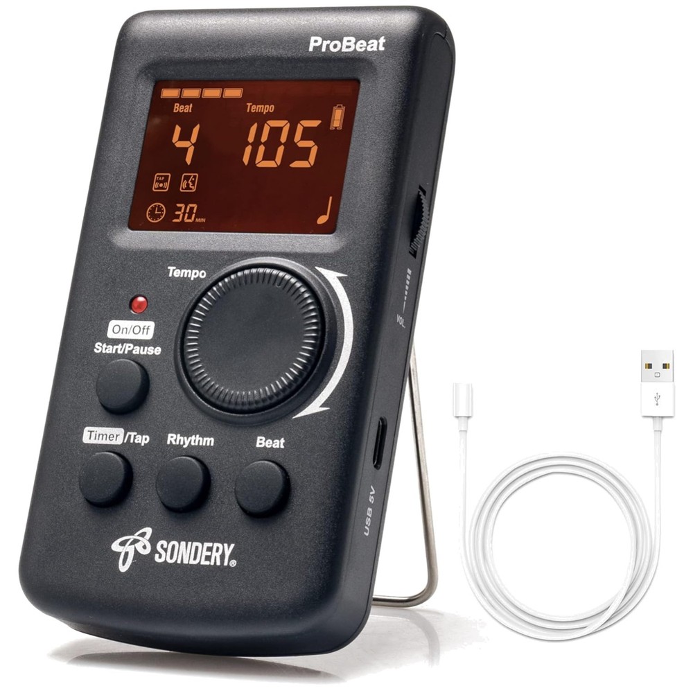 Lightweight Rechargeable Metronome for All Instruments
