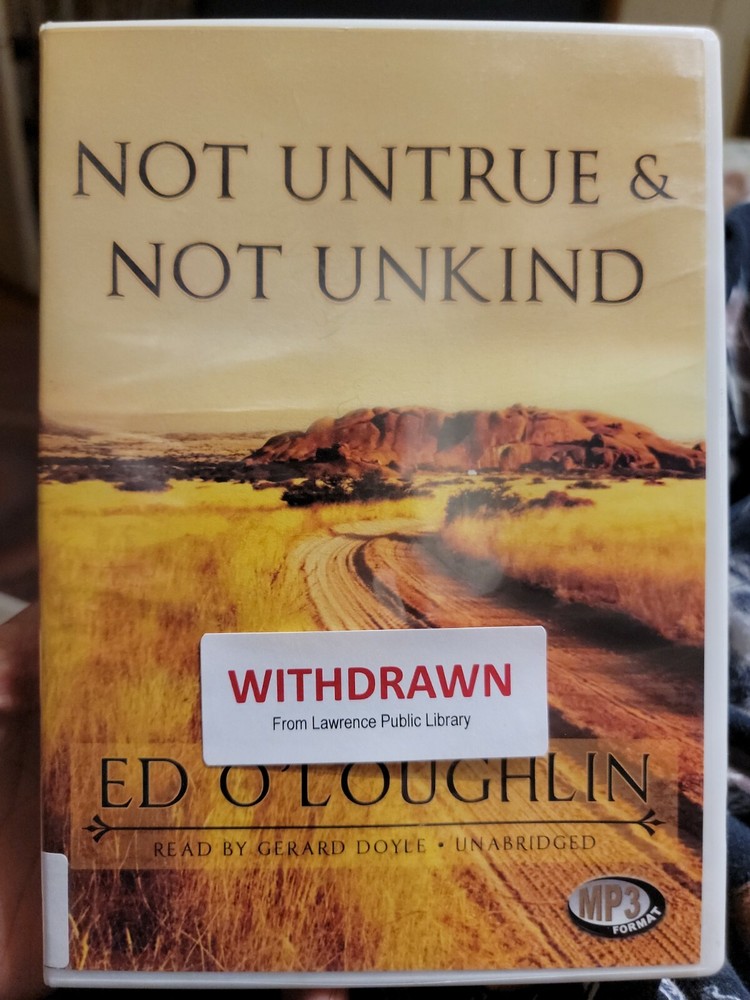 Not Untrue & Not Unkind (MP3 CD) Ed O'Loughlin