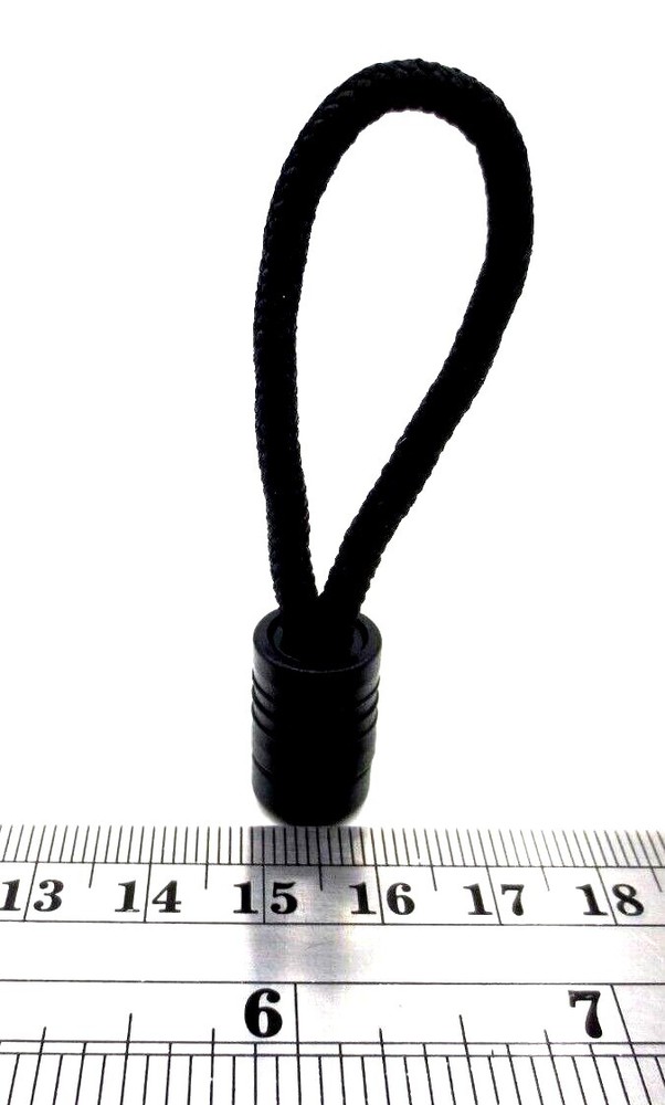 Zipper Pull Tab 2" Long 1/8" Thick Cord, Easy Grip Zip Pull Tag, Free Shipping!