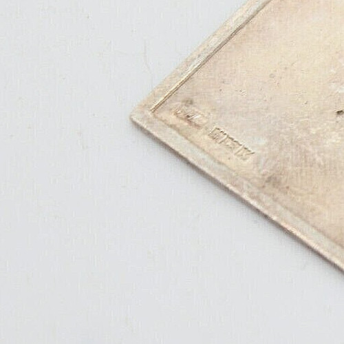 Vintage Sterling Silver Miniature Picture Plaque
