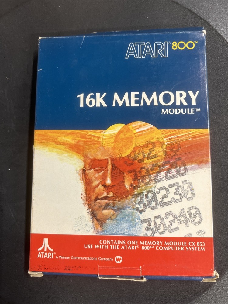 ATARI 16K MEMORY MODULE for ATARI 800 Complete in Box CX 853