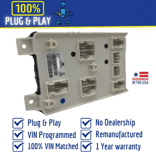 2017 Chrysler Pacifica BCM Body Control Module Part# 68222875 – Plug & Play