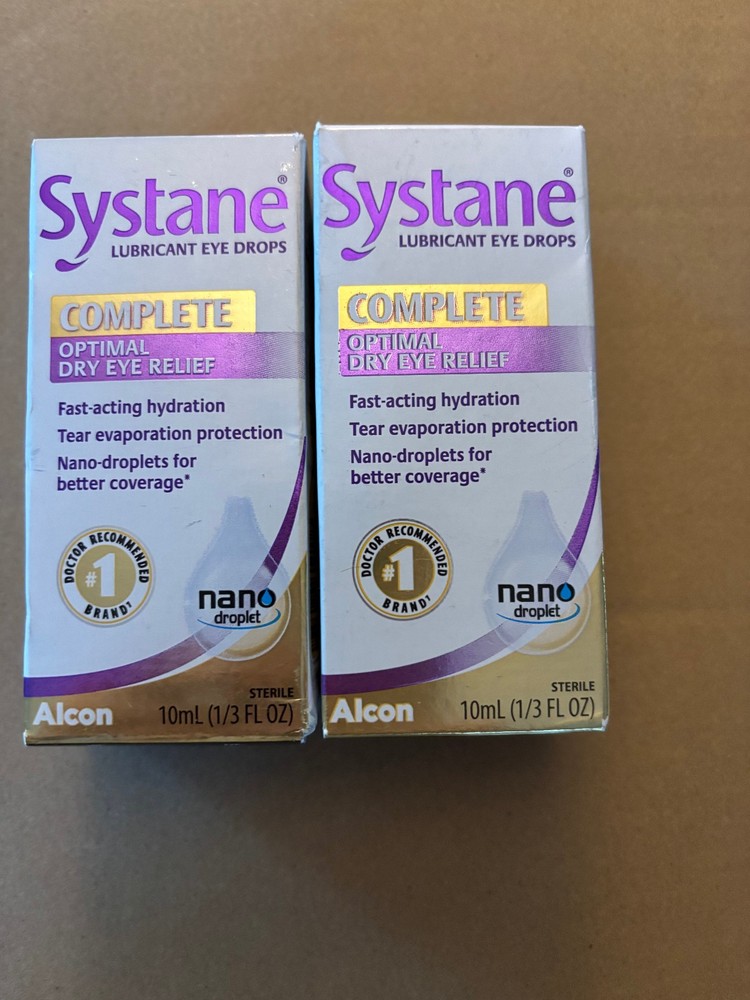 Two pack Systane Complete Lubricant Eye Drops