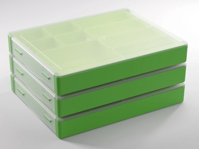 Gamegenic Token Silo (Lime Green) - Modular Token Storage Container