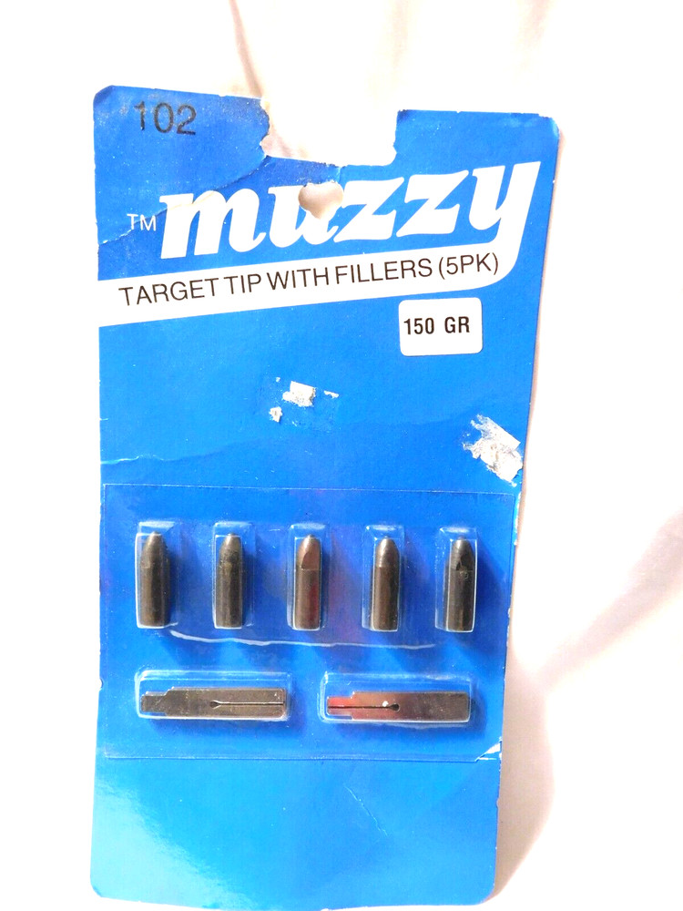 Muzzy Target Tip with Fillers 150 GR 5 Pack