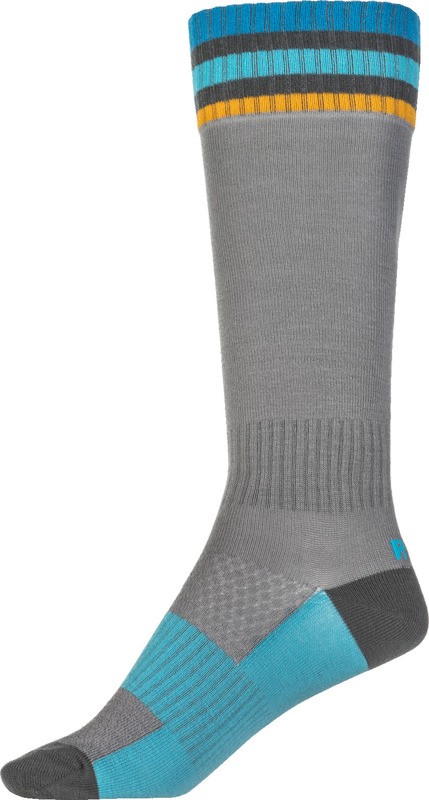 Fly Racing MX Grey Thin Socks
