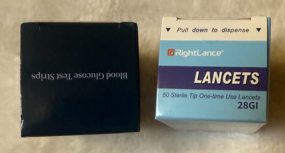 RightLance Blood Glucose Meter Kit - Auto Coding, Fast Results, Home Test Kit