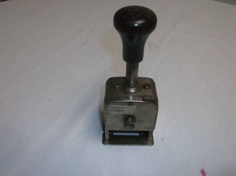 Vintage Roberts Numbering Machine Model No. 190