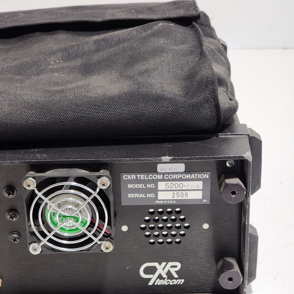 TELCOM UNIVERSAL CXR 5200 TRANSMISSION ANALYZER USED.