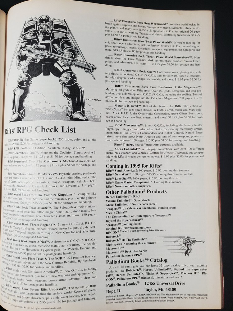 Dragon Magazine #215 March 1995