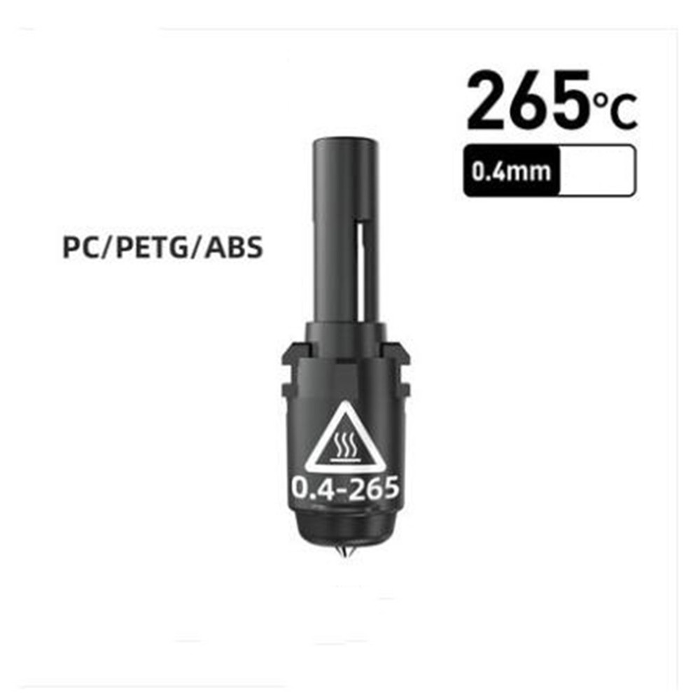 For FlashForge Adventurer 3/4 3D Printer 0.4mm 265℃ High Temperature Nozzle #US