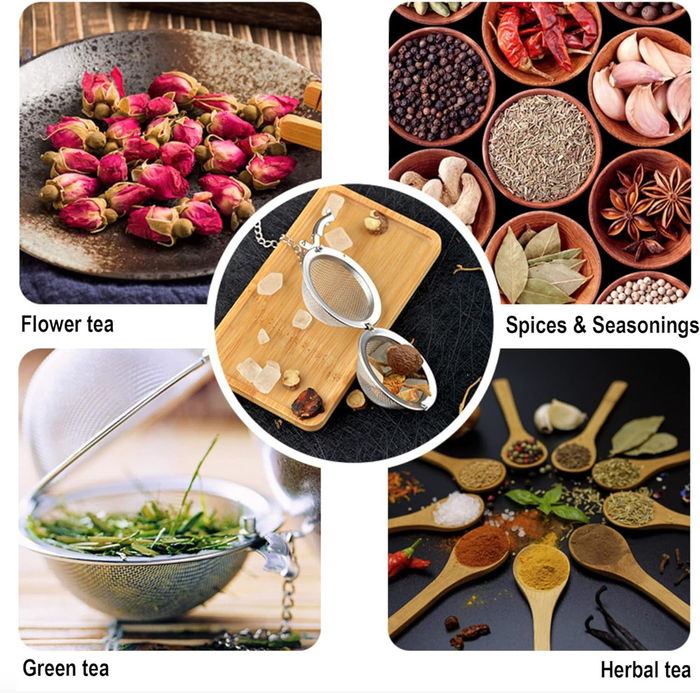 2pcs Tea Infuser,Loose Leaf Tea Steeper Tea Strainer with Charm Handmade Dragonf