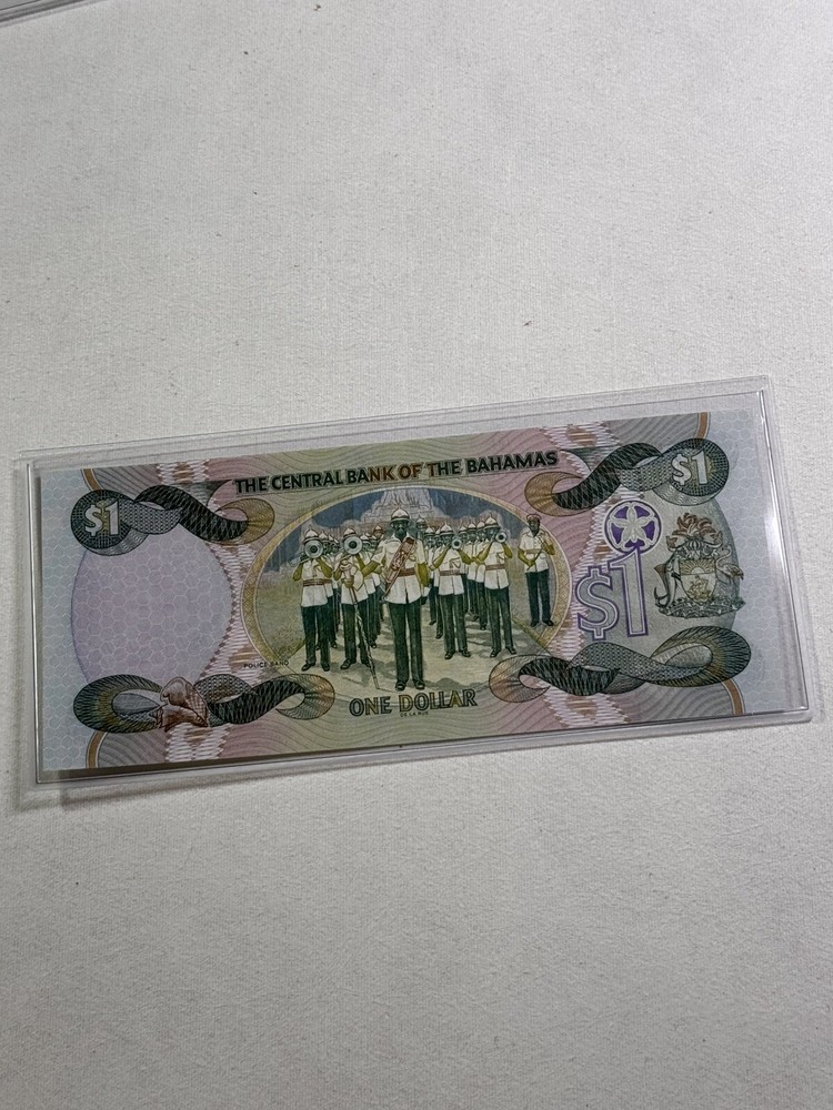 2001 Bahamas 1 Dollar Banknote P# 69a