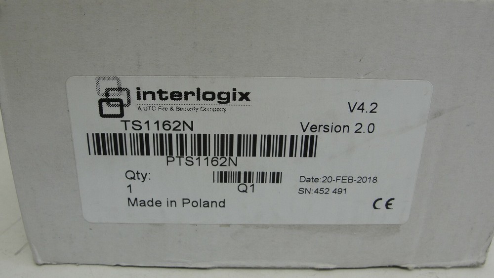 Interlogix TS1162N 3-LED Security Keypad Arming Station version 2.0 V4.2 new
