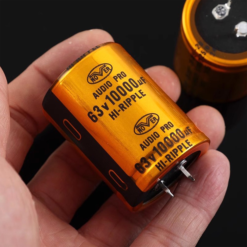 2pcs AUDIO Series NOVER Electrolytic Capacitor 63V 10000UF Filter Capacitor