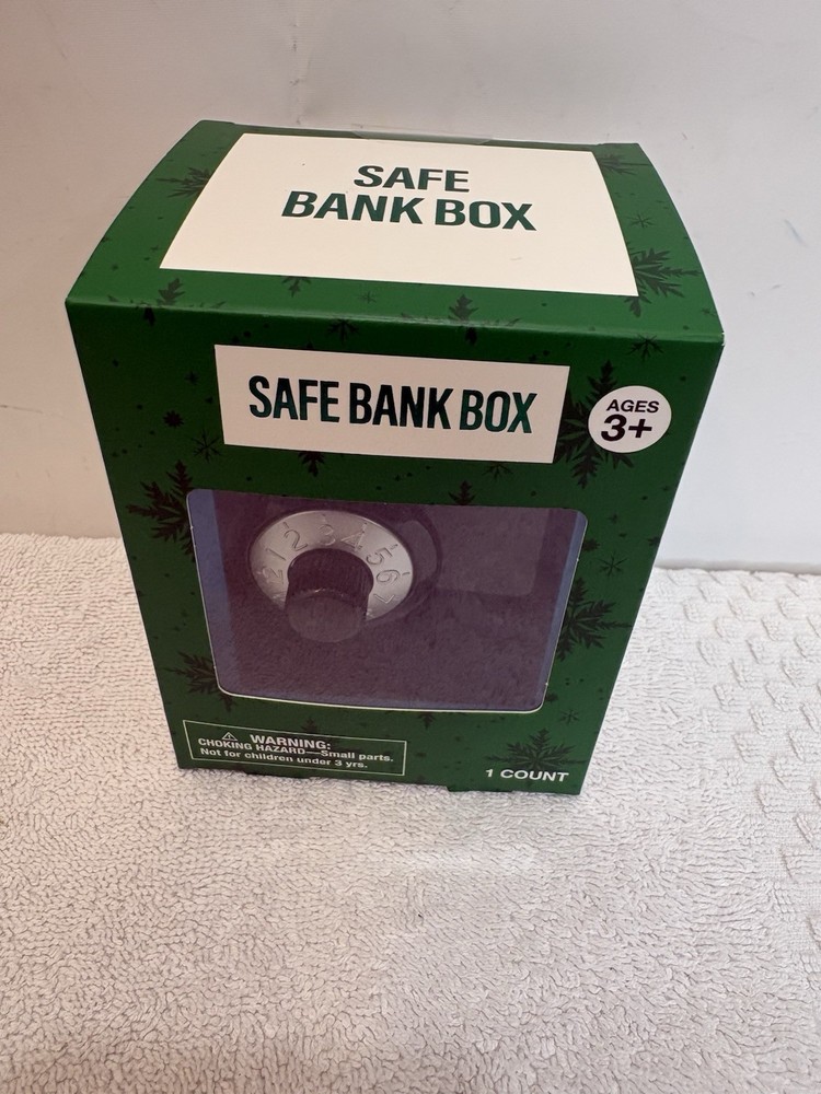 FESTiVE VOiCE™ SAFE BANK BOX This item is a Coded Lock, No Key Needed