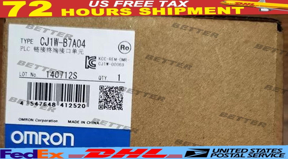NEW Omron CJ1W-B7A04 CJ1 Basic 64-Point I/O Interface Unit PLC Module 1PC