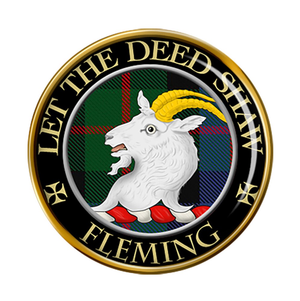 Fleming Scottish Clan Pin Badge