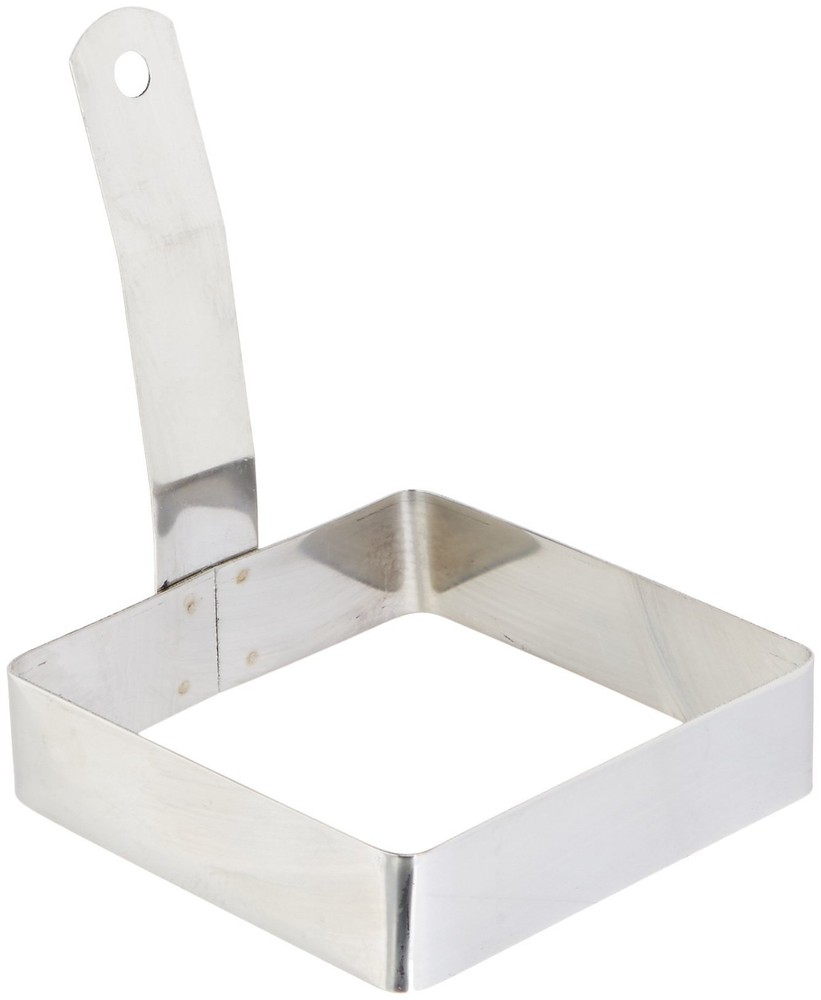 Winco X 4-Inch Square Egg Ring, Medium, Stainless Steel