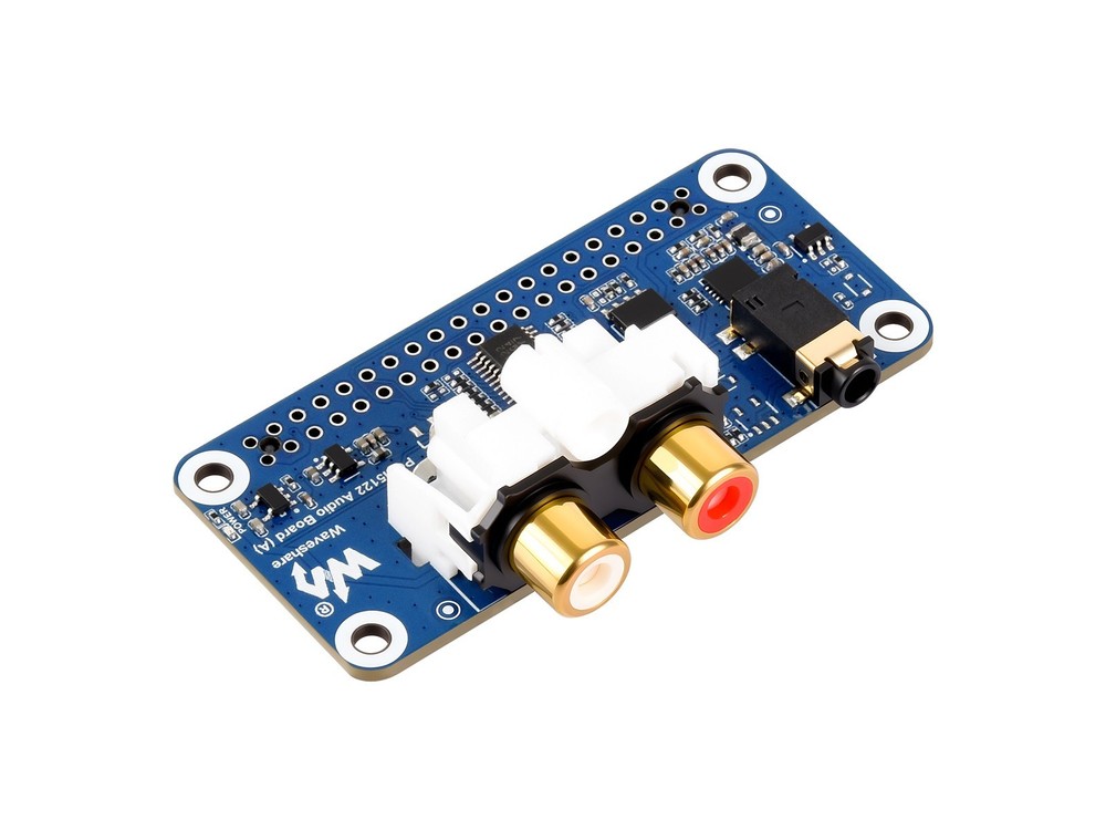 Waveshare PCM5122 HIFI I2S DAC Audio Board For Raspberry Pi Based On 40PIN GPIO